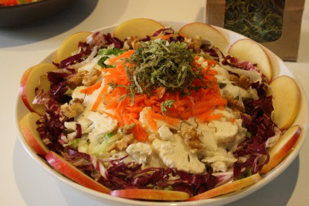 insalata autunnale  con spirulina